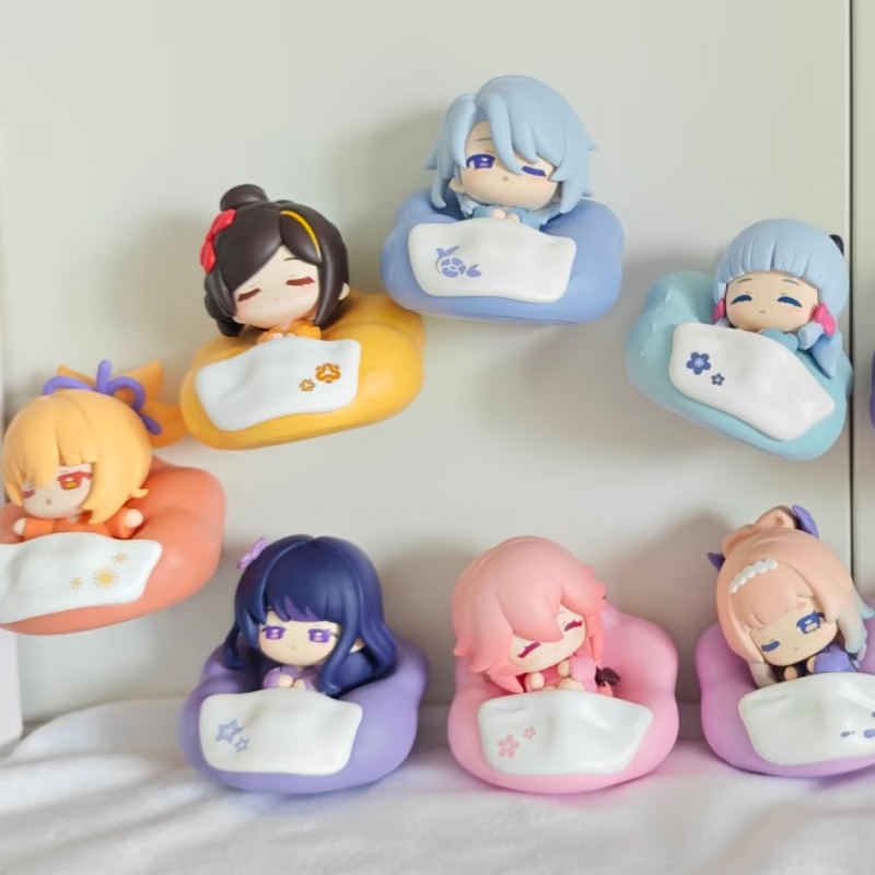 Home Security Box - 2026 Genshin Impact Chibi, ímã de