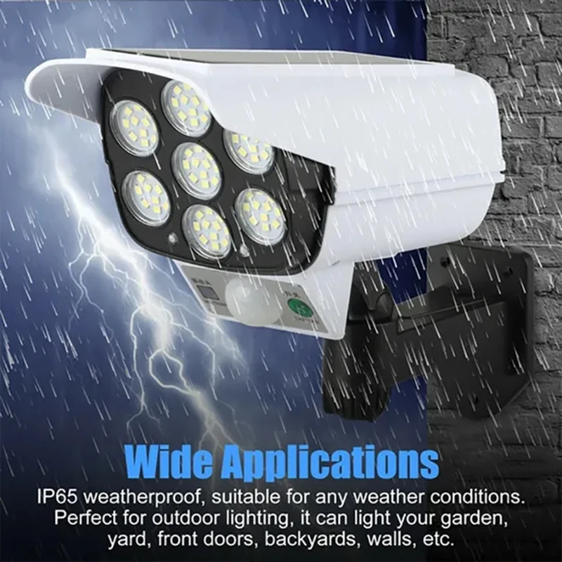 1-2 pacote 77led sensor de mov - Home Security Flood Lights avaliação e preço